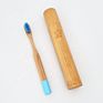 Toothbrush + Case Kids Bamboo Toothbrush Travel Kit with Customized Logo