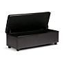 Touch Rich Modern Furniture Stool Bench Long Box Pu Cube Seat Poof Bed Wooden Storage Bench Ottoman