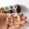 Transparent Resin Goldfish Charms Small Fish in Water Bag Jewelry Pendant Fish Bag Earrings Pendant Handmade Diy