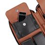 Travel Cigar Case Genuine Leather Cigar Pouch Box for 5-6 Cigars