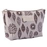 Travel Storage Canvas Makeup Bags for Women Girls with Zipper Lock