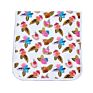 Triple Layer Waterproof Large 20 by 10 100 Organic Cotton Muslin Baby Burp Cloths 5 Pack