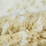 Tufted Living Room Mat Non-Skid Absorbent Bathroom Floor Mat Gradient Microfiber Oval Bath Mat