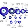 Turkish Blue Eye Pendant with Rope Blue Glass 2.5Cm to 20Cm Evil Eye Home Wall Glass Tree Decoration Pendant