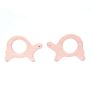 Turtle Shape Wooden Teether Baby Toys Pet Chewing Toys Wood Teether Toys Baby