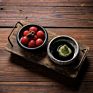 Uaral Japanese Tableware Restaurant Ceramic Crockery Stoneware Dipping Soy Sauce Dish Bowl Ceramic Serving Dishes