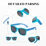 Ultra Light Flexible Light Polarized Kids Sunglasses Square