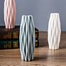 Unbreakable Flower Display Vase Simulation Glaze Plastic Vases for Wedding Office Home Hotel Office Decoration