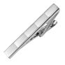 Unique Silver Laser Engraved Arrows Tie Clip Bar for Men