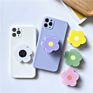 Up- Arrivals Acrylic Flower Mobile Phone Holder Epoxy Phone Grip Color Flower Shaped for Cell Phone Socket