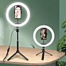 Usb Portable Makeup Phone Mini Selfie Fill Led Ring Light with Tripod Stand