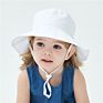 Uv Protection Toddler Baby Girl Travel Bucket Beach Sun Hat with String
