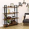 Vasagle Living Room Bedroom Storage Rack Standing Shelf Easy Assembly Office Industrial Bookshelf 4-Layer Stable Bookcase