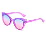 Vendors Large Superimpose Lens Frame Oversize Woman Shade Cat Eye Sunglasses