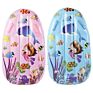 Vibrant Pink / Blue Cartoon Pattern Inflatable Boogie Boards for Kids Swimming Pool Floating Toys 94*59 Cm