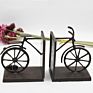 Vintage Bicycle Shape Style Cast Iron Metal Craft Creative Bookends Decoration Piece For