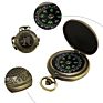 Vintage Bronze Compass Design Pocket Watch Retro Pocket Watch Compass