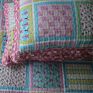 Vintage Kantha Quilt Blanket From