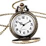 Vintage Pocket Watch with Chain for Unisex