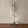 Vintage Portable Display Rack Hanging Hat Racks Metal Coat Rack with Hooks