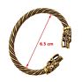 Vintage Silver Color Teen Wolf Bangles Indian Jewelry Viking Bracelet Men Wristband Cuff Bracelets for Women Accessories