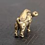 Wall Street Brass Bull Mini Animals Statue Handmade Home Decor Ornaments Crafts Copper Miniatures Figurines Desk Decoration Gift