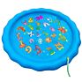 Wasserspielzeug Garten Kinder Sprinkler Matte Mit Ozeanmuster, Sommer Outdoor Splash Play Matte, Splash Spielmatte Baby