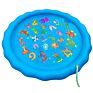 Wasserspielzeug Garten Kinder Sprinkler Matte Mit Ozeanmuster, Sommer Outdoor Splash Play Matte, Splash Spielmatte Baby