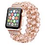 Watch Band Beaded Gemstone Bracelet Band for Apple Watch Series 4/5/6 Band Rhinestone