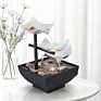 Water Fountains Decorative Indoor 3-Tier Relaxation Tabletop Water Fountains