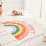 Waterproof Cartoon Flocking Home Bathroom Absorbent Sheepskin Mat Bathroom Non-Slip Mat Bedroom Door Mat Toilet Door Carpet