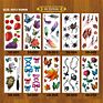 Waterproof Women Men Kids Temporary Tattoo Stickers Arm 3D Tattoo Sticker