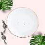 Wedding Engagement Wifey Gift round Ceramic Mrs Ring Jewelry Dish