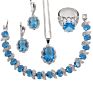 Wedding Necklace Jewelry Sets Bridal Earrings and Necklaces Set