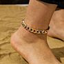 Wesparking Emo Simple Chain Drip Oil Rainbow Anklets Bracelet Ring for Women Jewelry