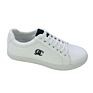 White Lace up Men Sneakers