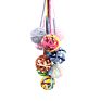 Whole Funny Cat Chase Balls Toys Colorful Woolen Yarn Balls Built-In Bell for Cats Pets