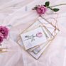 Wholesales Hanging Floating Double Sides Glass Picture Frame Pressed Flower Frame
