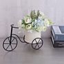 Wholesales White Metal Bicycle Designed Plant Pot Stand For