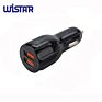 Wistar 3.1A Phone Charger 2 Port Usb Car Charger Quick Charge 3.0 Car Charger