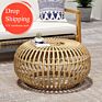 within the U.S. Outdoor Modern Boho Rattan Furniture Coffee Table Round
