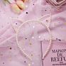 Woman's Pearl Headband Cute Cartoon Hairpin Beauty Hair Accessory
