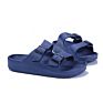 Women 2 Strap Waterproof Shoes Platform Strap Belt Buckle Sandals