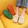 Women Flat Slippers Characteristic Bubbles Casual Slippers Outdoor Beach Slippers