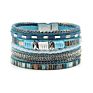 Women Jewelry Handmade Bohemian Multi-Layered Braided Leather Bracelet