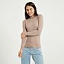 Women Knit Solid Jersey Basic High Neck Pullover plus Size Sweater Women's Sweater over Sized Turtle Neck Sweaters