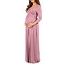 Women Pregnancy Clothes Maternity Maxi Dress