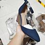 Women Pu Leather Bow Tie High Heel Shoes Lady Classic Comfortable Party Pumps Cute Shoes