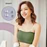 Women Push-Up Bandeau Bras Padded Strapless Brarette Soft Wire Free Bra Seamless Bandeau Tube Top Bra for Women