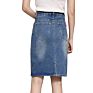 Women Skirts Short Tube Denim Half Skirt for Ladies